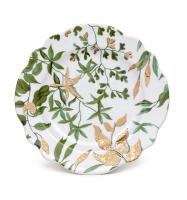 Placas Placas de porcelana Outono Vestuário Boutique Set de presentes Venda Quente Novo Design Placas de cerâmica real Prato redondo Segurança Alimentar