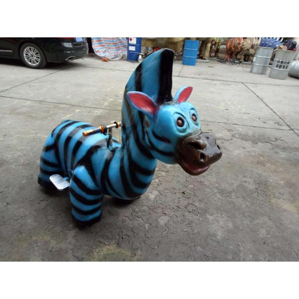 Height 1.5 Meters Giraffe Motorized Animal Scooters For Amusement Park