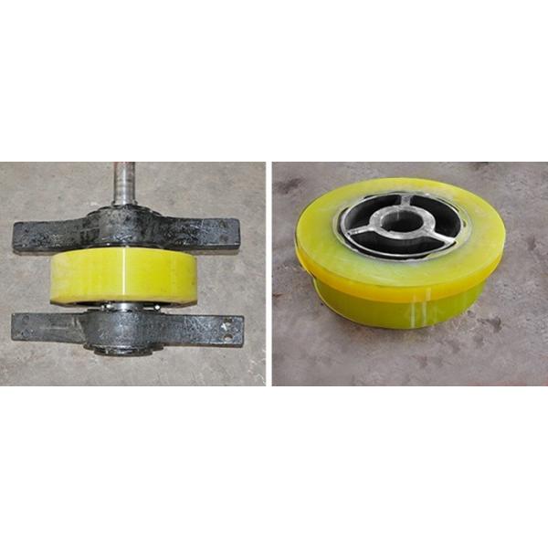 Dia 250-600mm Polyurethane Wheel Rubber Wheels for Trackless Steerable Transfer Carts
