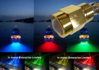 O diodo emissor de luz subaquático do barco do cobre IP68 ilumina a tomada de dreno 9W com cor fantástica