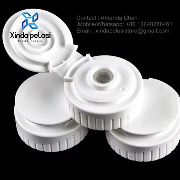 Fabrica por atacado personalizada Flip Top Screw Dispensing Cap Para embalagens de plástico para venda