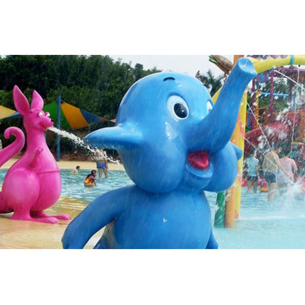 Фонтан воды стеклоткани с гальванизированным железным каркасом углерода оборудования парка атракционов