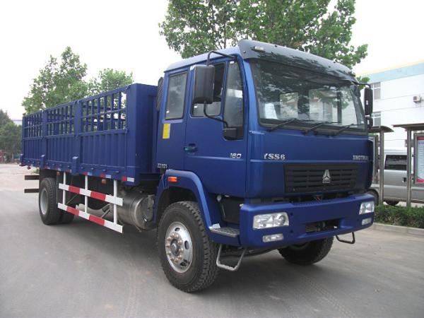 Safety 6 Wheels Sinotruk Howo White Cargo Truck 4×2 290HP 20 Tons Loading Capacity