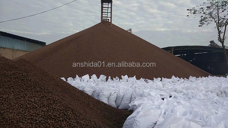 LECA Clay Balls Hydroponics Expanded Clay Pebbles 50L Bag Bulk Density 250-450kg/M3