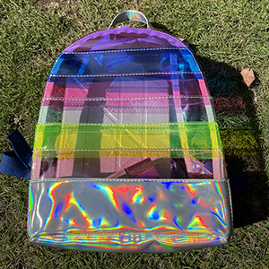 Backpack Student School Daypack Travel Caming Bag For Women Girls, Drawstring Bags, Multicolor rainbow