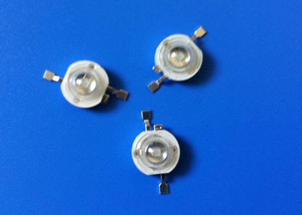 Green 3W High Power LED Diode Epistar Chip 110lm - 140lm For Entertainment Lighting