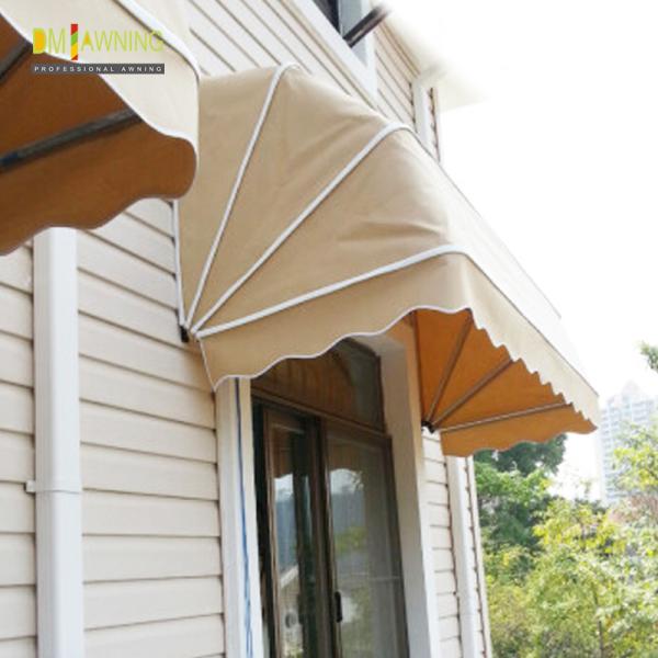 French Retractable Window Awnings Aluminum Folding Dutch Canopy Awning
