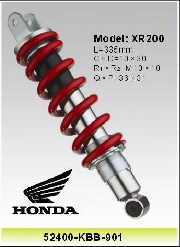 Honda Xr200 Motorcycle Accessory , 335MM Motorcycle Shocks 52400-KBB-901