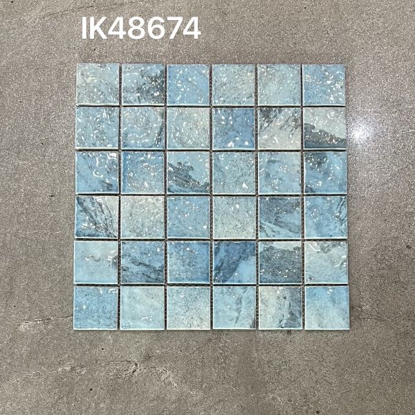 ZOKI Ceramic Mosaic Tile 306X306mm Mosaic For Swimming Pool