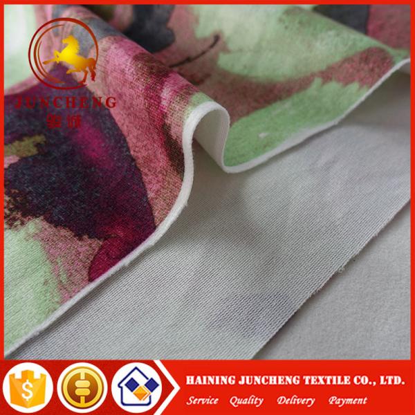 2019 new paper printing Holland velvet fabric