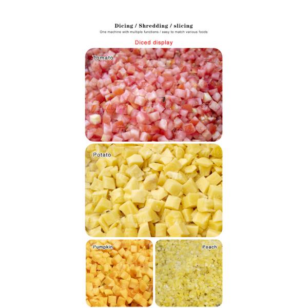 Dicing плода и дыни плода машины фрукта и овоща 1000KG/H большой dicing и машины плода dicing коммерчески