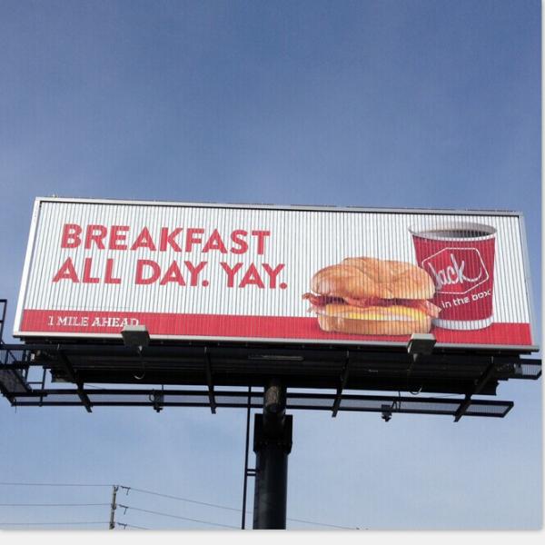 Aluminium Outdoor Trivision Vertical Large Size Billboard