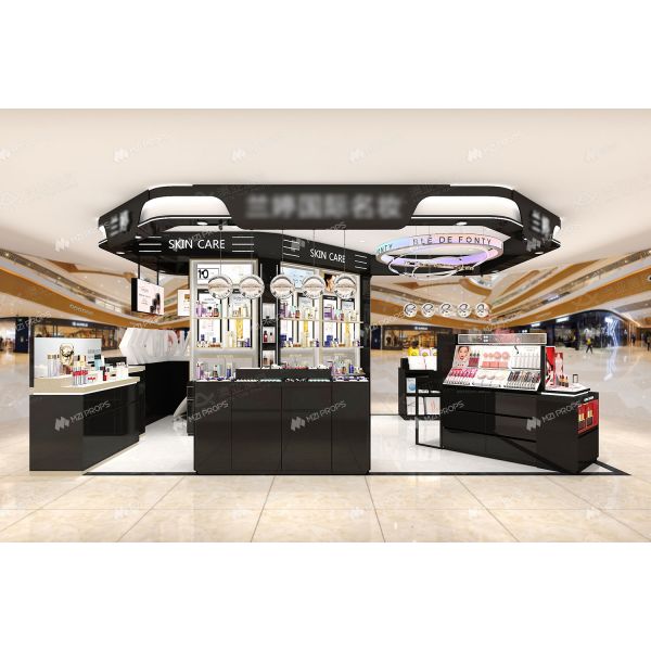 BKC008 Premium makeup booth Cosmetic mall kiosk for Skincare Store Display Furniture