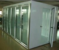 Refrigerador de vidro da sala de armazenamento frio da carga da parte traseira de porta para refrigerar do fã de Benverge