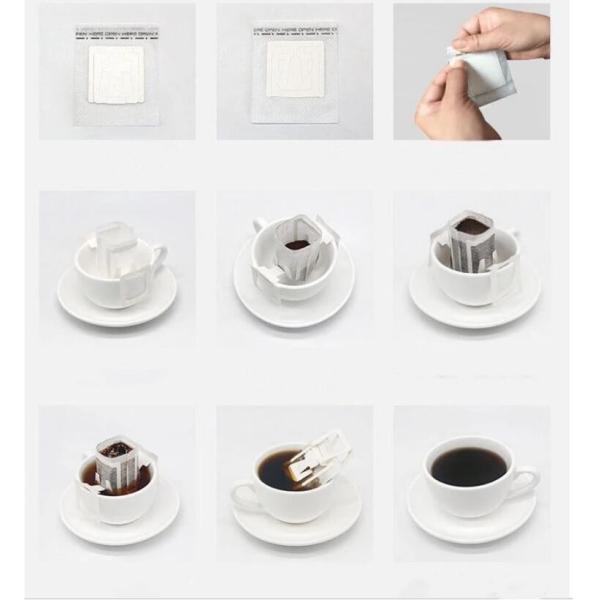 Напечатанная таможней сумка кофе потека уха смертной казни через повешение алюминиевой фольги