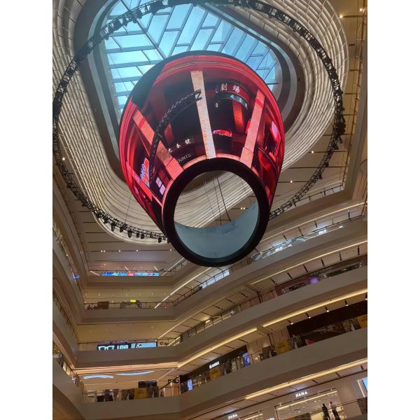 Outdoor Curved Flexible LED Screen Display Panel Soft 3D Naked Eye