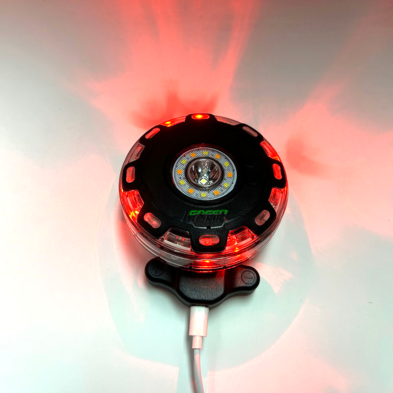 Multi-functional Working Light Flashing Led Car Truck Strobe Warning Lights Rechargeable Li-ion Battery Safety Light