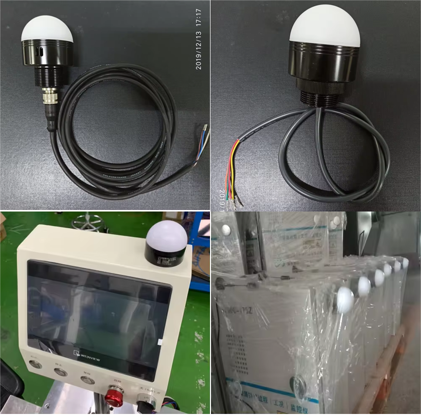 ONN M4B Hemispherical Tri Color Warning LED Indicator Light RGB 30/50/70/90mm