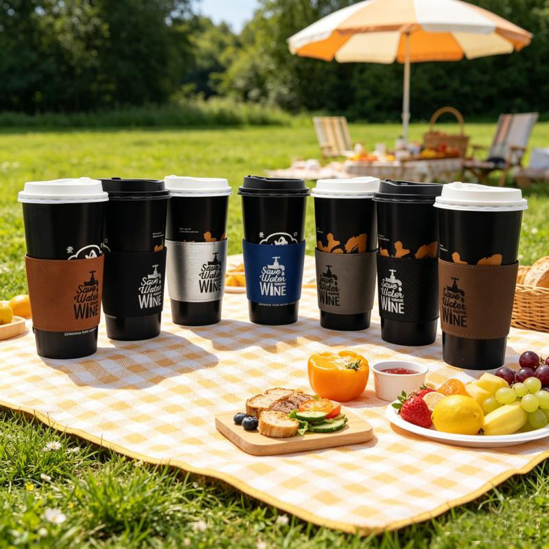 Blank Laser Engraving PU Leather Can Cooler, Laserable Faux Leather Cola Sleeve for 12oz &Slim Cans, DIY Engraved Drink Holder, Personalized for BBQ Camping Wedding