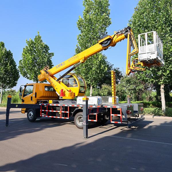Hot Selling Articulating Boom 27m Jingling aerial vehicle Articulated Boom Lift   with Bucket