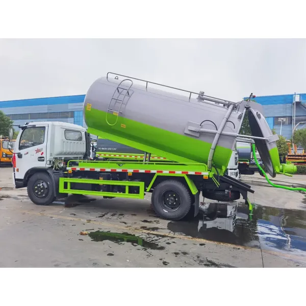 Dongfeng 6cbm, 8cbm, and 10cbm Vacuum Trucks, 4X2, 6-Wheel Vacuum Trucks for Sale.