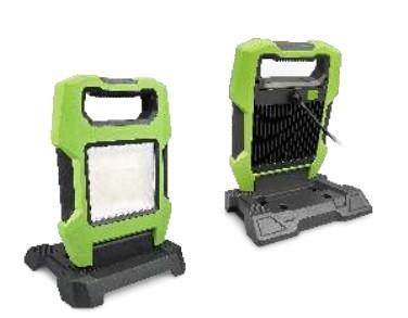 40W 220V Portable LED Work Light Stand 4000lm Cordless Rechargeable