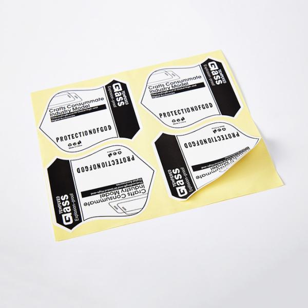 Винил шелковой ширмы OEM упаковывая водоустойчивое ярлыков стикера слипчивое