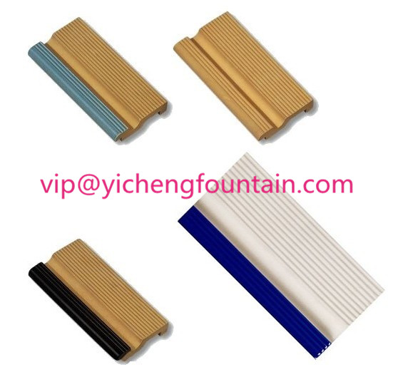 Vintage Non - Slip Edge Swimming Pool Ceramic Border Tiles Swimming Pool Kits