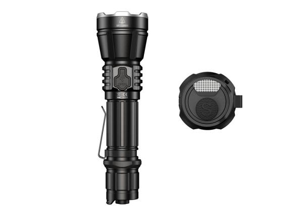 Police Tactical Dual Switch XHP35 Handheld LED Flashlights