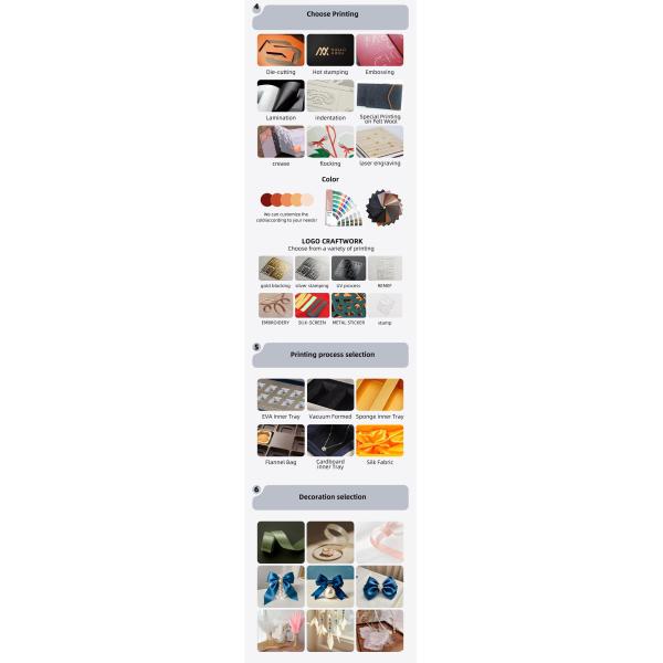 Paper jewelry Gift Box Packaging Eco Friendly Cardboard white Magnetic Jewelry Box