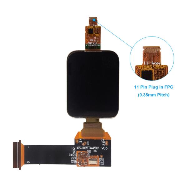 1.65 дюймовый AMOLED дисплейный модуль, разрешение 368x448, QSPI интерфейс IC RM69090 Вождение