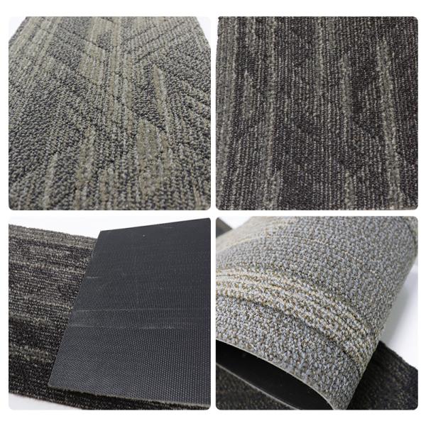Customized Color High Traffic Anti-fire Floor Modular Carpet for Office Made of Nylon