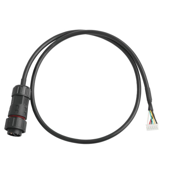 ROHS Cable Waterproof Connector M20 Male To JST PHR-6 Wire UL2464 24AWGX5C OEM / ODM