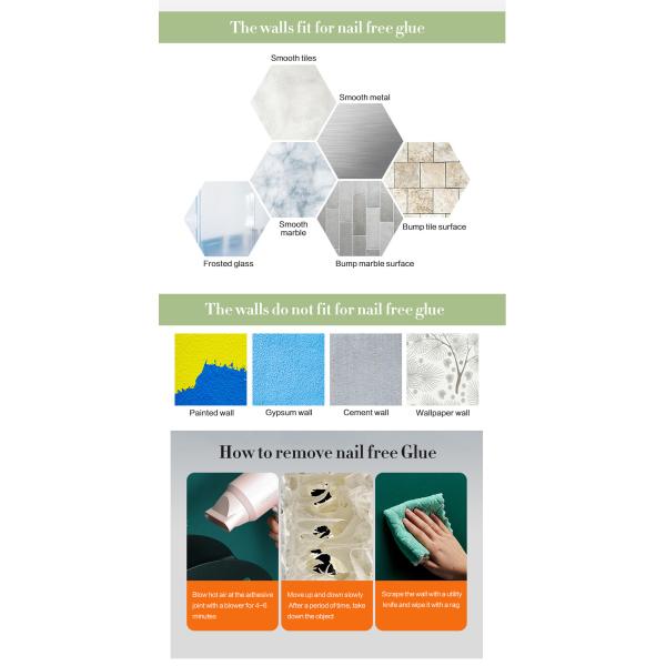 Bathroom Shelf Wall Mounted Bath Corner Shower Shelves Adhesive Caddy