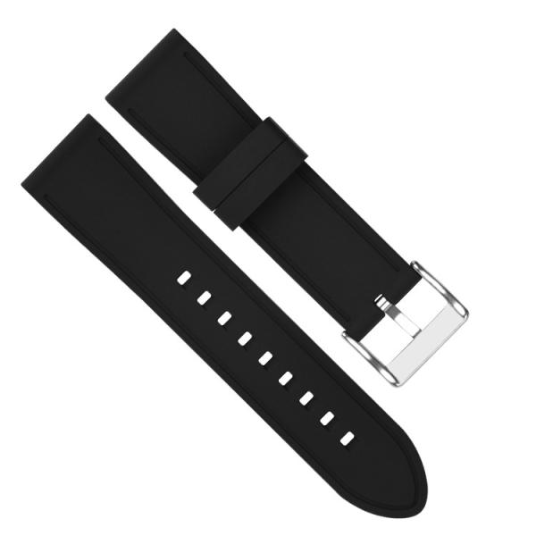 Polka Dot Mens Rubber Watch Bands , 24mm Sport Watch Straps
