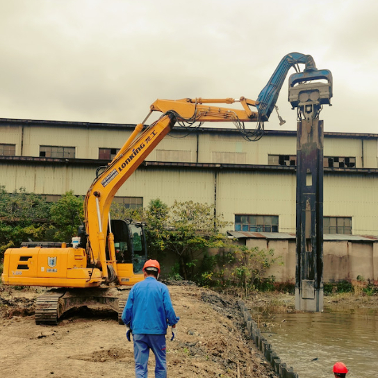 Plastic Sheet Piling Pile Driver: Fast Driving & Universal Mounting