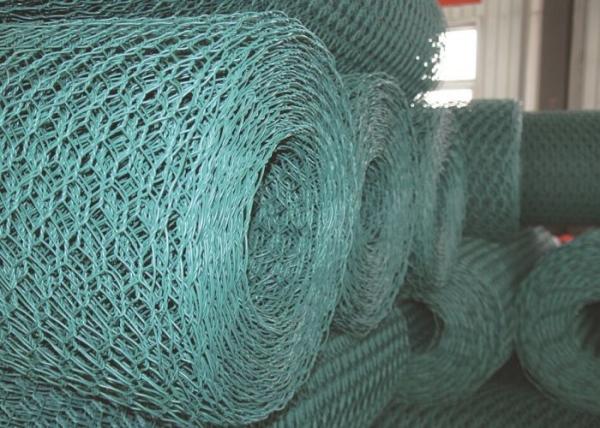 2x1x1 Steel Pvc Gabion Baskets Cage Fence Solid Construction 100x120mm