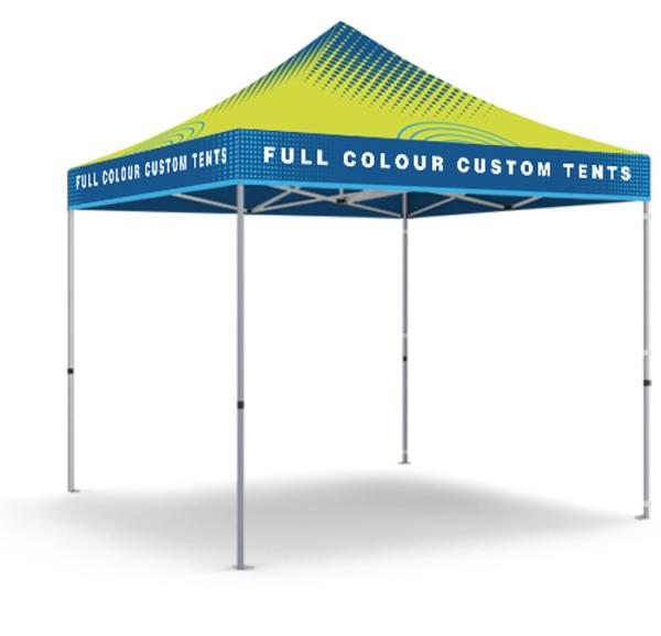 Trade Show Canopy 3x3 Pop Up Marquee 600D Oxford Promotional Display Tents Aluminum / Steel Frame