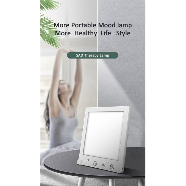 3000-6500K Color Temperature JSK-22 Small Simulated Sunlight 85 Inch Natural Spectrum SAD Light Lamp Help Reduce Anxiety