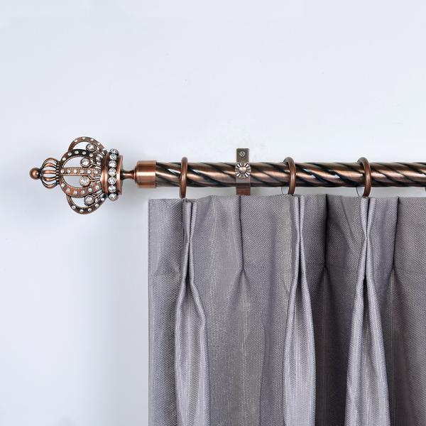 Anti Copper Home Interior Pipe Curtain Rods Accessories Trim Head