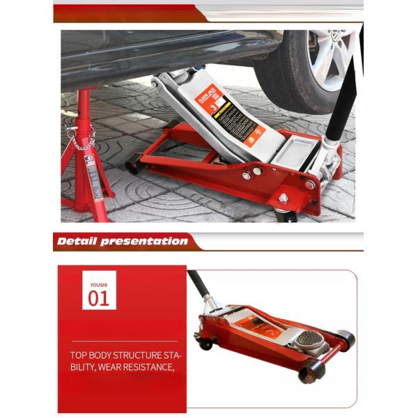 Small Car Jacks 2 Ton Horizontal Jack for Smooth and Effortless Tyre Dismounting