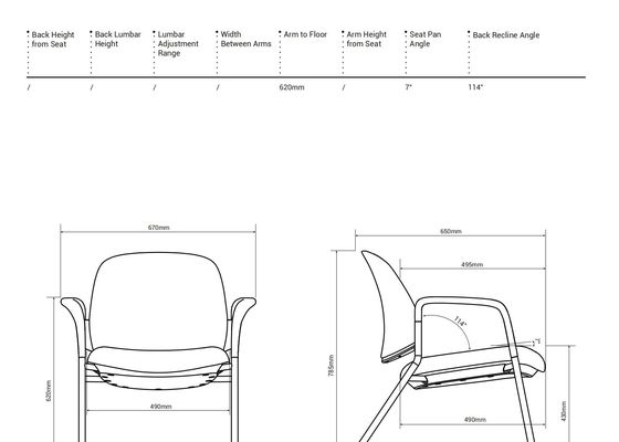 Mat Oversized Guest Chair with 19