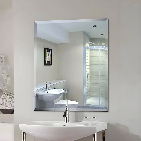 Luxury Colorful Mirror Glass Sheet Modern Stylish Bathroom Mirror Panel