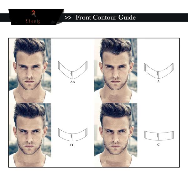 Natural Straight Toupee Hair Replacement System Fine Mono Base Center With Poly Perimeter