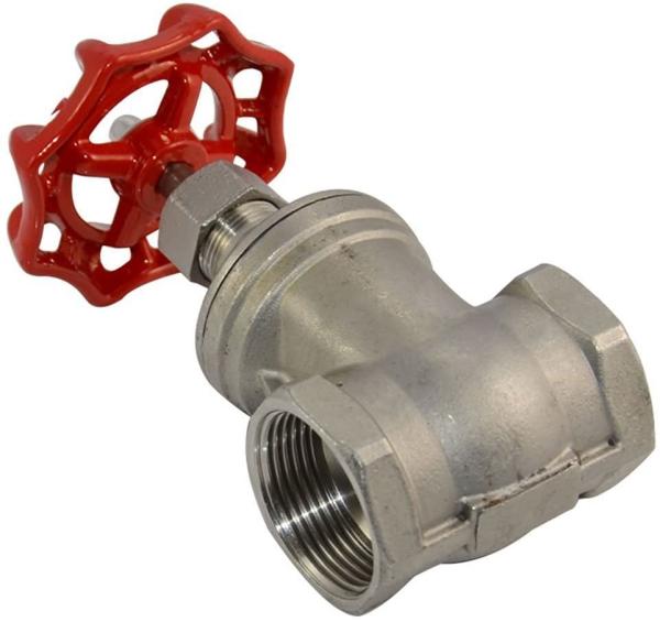 1-1/4 200PSI WOG Heavy Duty Gate Valve NPT Female SS316 CF8M