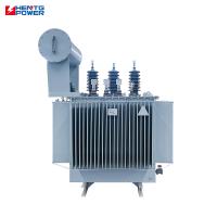 Outdoor Copper Electrical Power Transformer 35KV Oil Immersed Three Phase IP54 Level