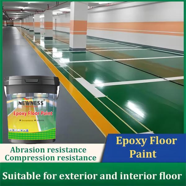 Colorful Epoxy Flakes Flooring Coating Kit with Epoxy Paint and Self-Leveling Coating