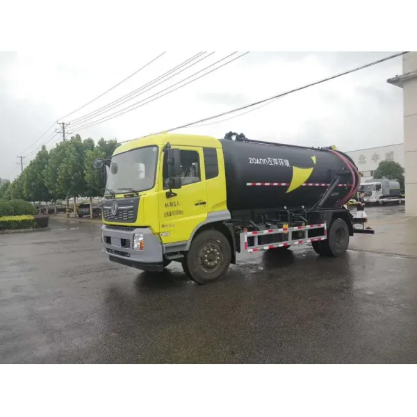Manufacturer Direct Sales of 15 Cubic Meters Dongfeng Sewer Cleaning Truck Sewage Suction Transport Truck Powerful Suction Truck