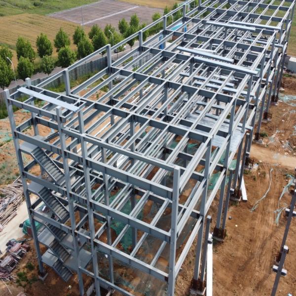Large Span Prefabricated Engineered Building Construction With Indoor Office