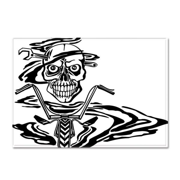 Skeleton Living Room Floor Carpets Polyester Fiber Soft Bedroom Carpet